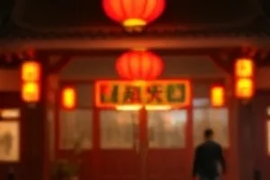 夜色港口里的旧信箱与放映机光斑构成的电影感主图