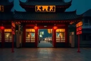 霓虹下潜封面，屏幕光源与深夜街道