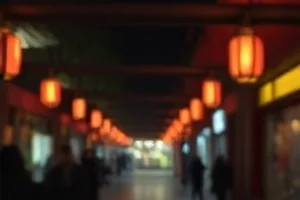 长夜测温封面，夜班走廊灯光与值班台